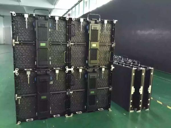 Ultra-Thin HD Rental LED Display , Commercial Advertising Led Display 43264 dot/㎡
