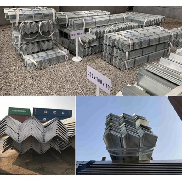 Punching Galvanized 10mm Steel Angle Bar Brackets