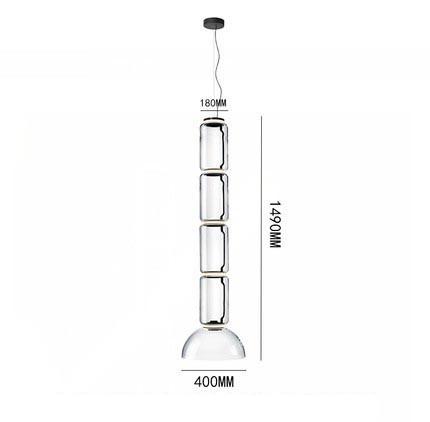 Italy Design Heavy Glass Pendant Light Nordic Modern Hanging Led Pendant Lamp Fixture(WH-GP-35)
