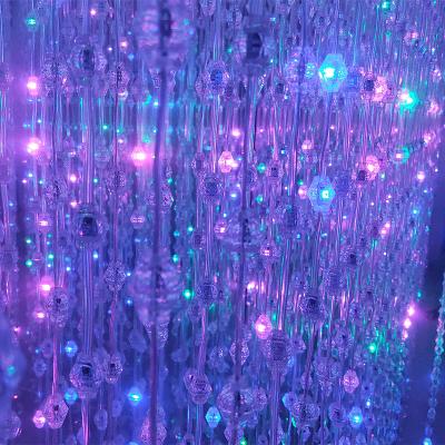 SPI Control Diamond 3D Pixel Light Hanging 6000K for KTV Bar Decoration Lights