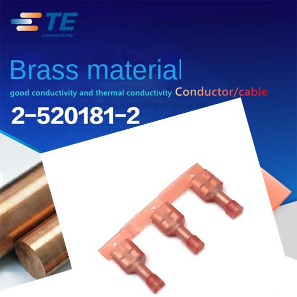 Amp Tyco Te 2-520183-2 Ultra-Fast 250 Quick Disconnects, Receptacle 22-18 AWG Wire Size 32-82 mm Wire Size Mating Tab