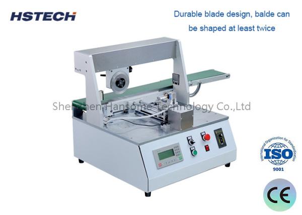 400mm Length V-groove PCB Depaneling Equipment with High Speed Steel Blade Design