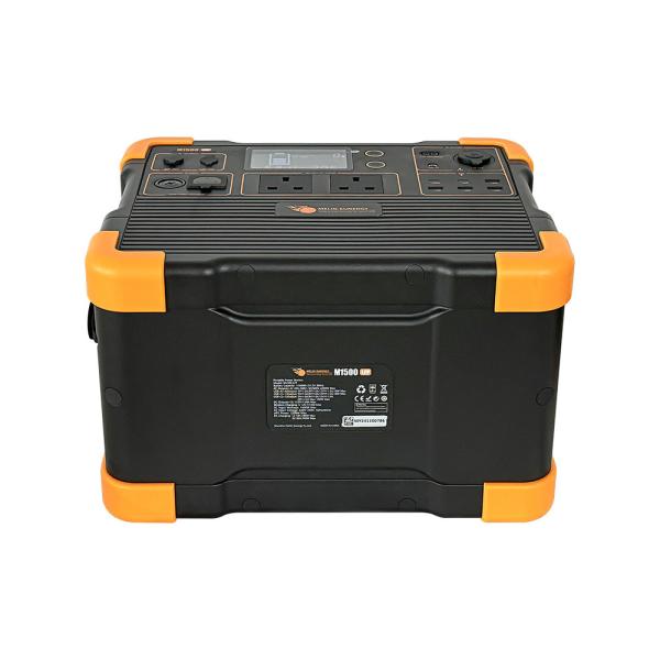 Lightweight Portable Lithium Battery Solar Generator with 2200W Pure Sine Wave Inverter and 2 Hours Charging Time