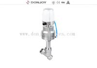 válvula pneumática de Seat do ângulo da linha de ss316L BSP com mini C-parte superior