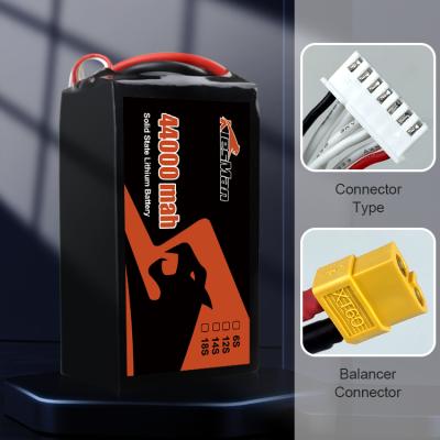 High Density Drone Battery 24S 10C 20C Large Payload UAV Semi Solid State Battery 6S 7S 12S 14S 18S  44000mah 47000mah 50000mah Agricultural drone batteries