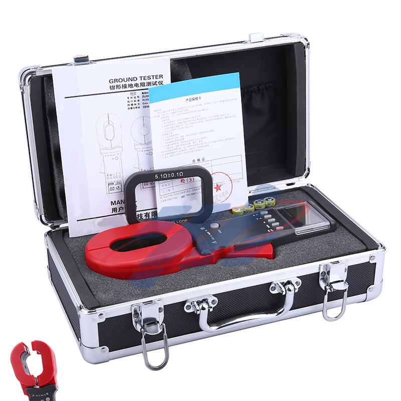 Single-Jaw Portable Ground Resistance Tester