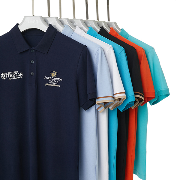 250Gsm Classic Style Embroidery 100% Cotton Polo TShirts Slim Fit T Shirt