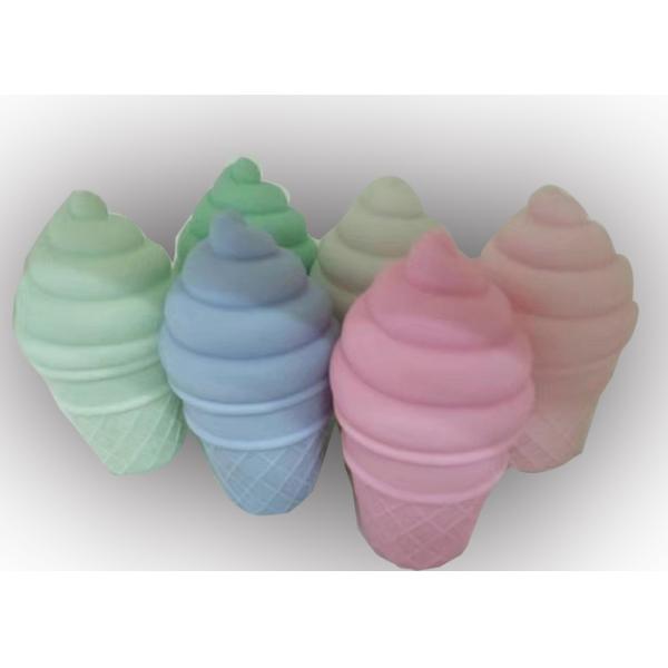 Security Ice Cream LED Night Light , Bathroom Colour Changing Mood Lamp 