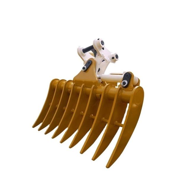 Heavy Duty 1-100 Ton Excavator Rake Attachment Land Clearing Stick Root Brush