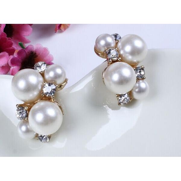 Wild imitation pearl flash diamond bridal necklace