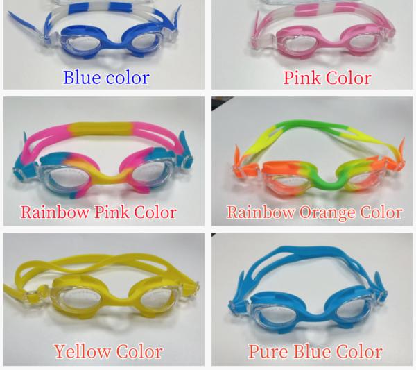 Professional Anti Fog UV Protection Kids Swimming Goggles With Customizable Logo