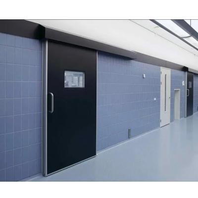 Da porta de aço inoxidável do quarto desinfetado de porta deslizante do hospital de SUS304 ICU único balanço