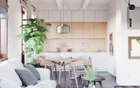 Conception de meubles de cuisine en laque haute brillance