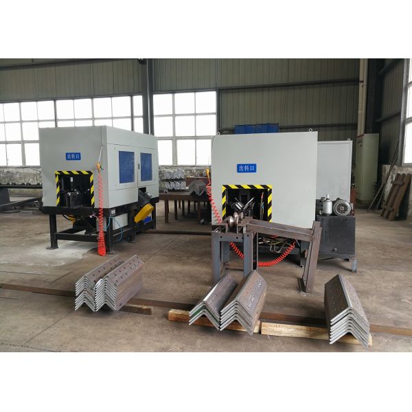 Model GQ360 CNC Angle Steel Profile Root Milling Machine For Power Communication Tower