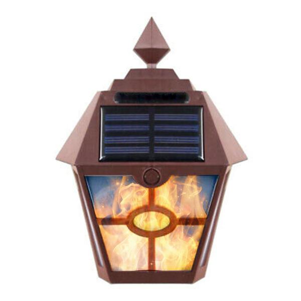 6V Wall Light Outdoor Lamp Waterproof IP44 Rechargeable Black Porch Lantern