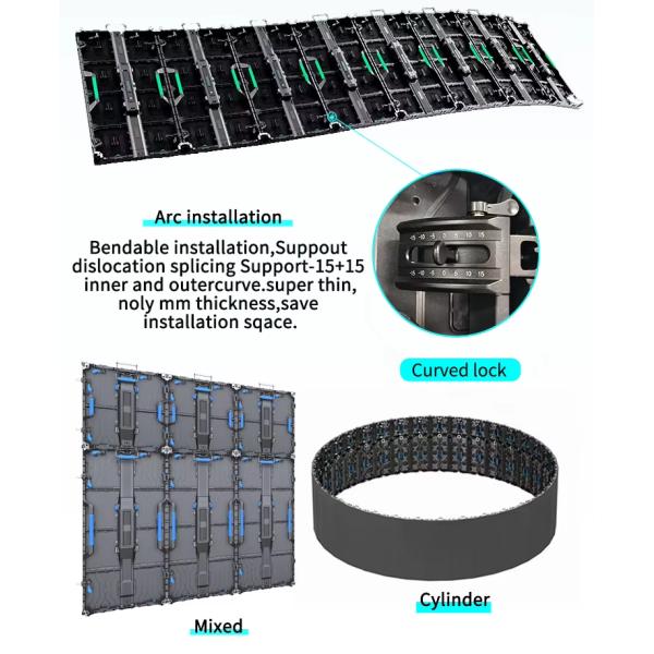 P3.91 P4.81 Outdoor Rental LED Display Screen 500*500mm 500*1000mm