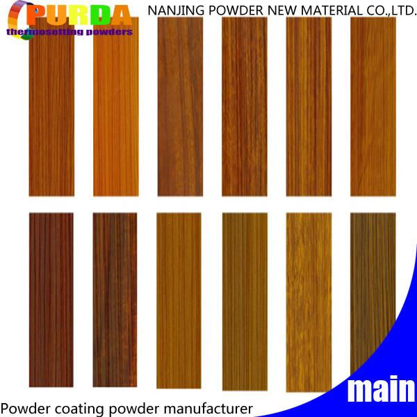 Heat Transfer High Temperature Powder Coating Wood Finish For Aluminium Profile