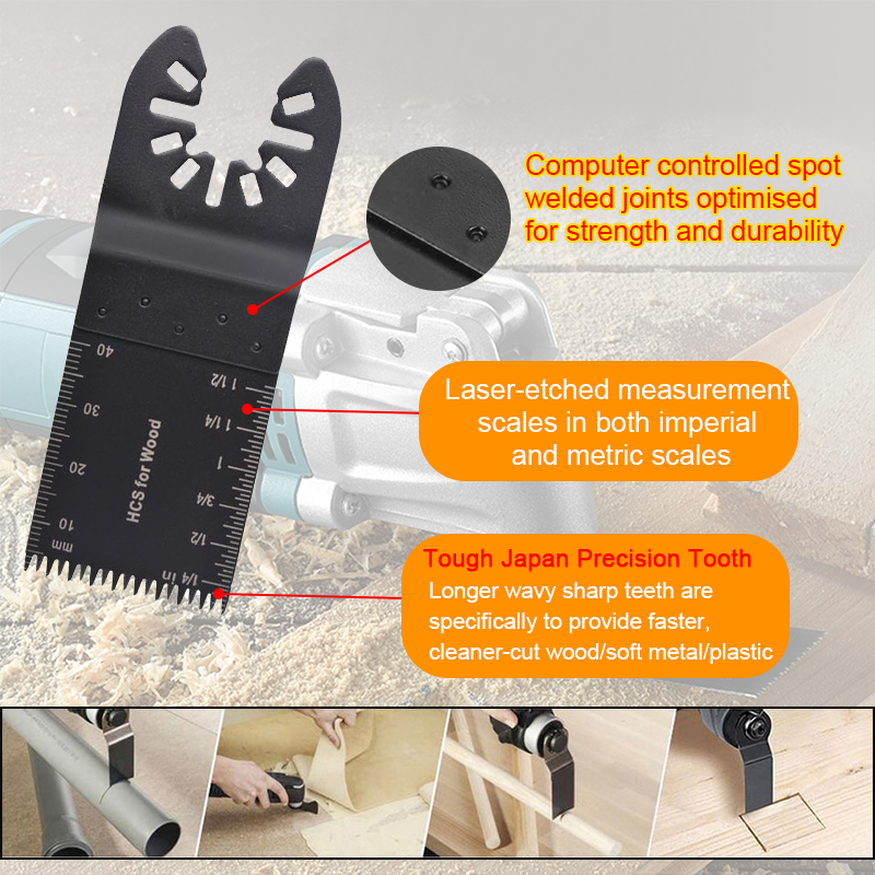 Japan Teeth 35x40mm Oscillating Multi Tool Blades