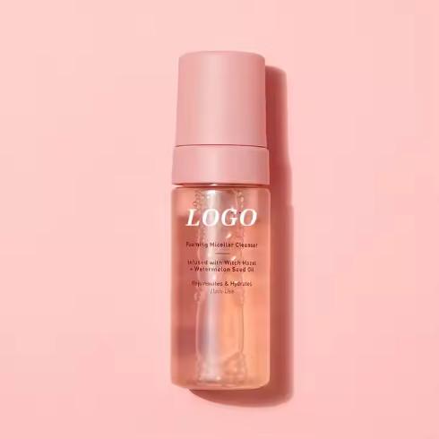 Private Label 100ML Gently Hydration Skin Removes Makeup Face Wash Facial Cleanser Watermelon Foaming Micellar Cleanser