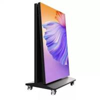 HD Poster de pantalla LED plegable Reproductor de publicidad portátil Viedo Paneles de pared P1.25 P1.538 P1.86 P2 P2.5 P3