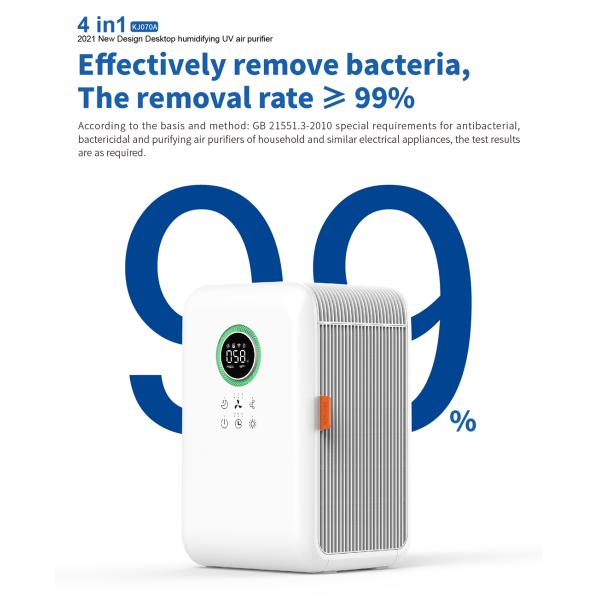 HOMEFISH ABS умный портативный настольный очиститель воздуха с увлажнением