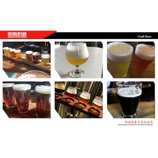 1000L Semi Automatic Stainless Steel Beer Making Equipment With Three Vessels