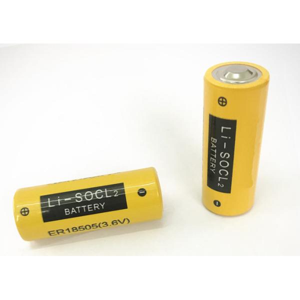 3.6V 4000mAh ER18505 Lithium Cylinder Battery with Hermetic Glass-to-Metal Sealing