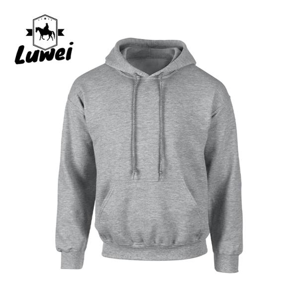 Colar de algodão quente 280g Custom 50% algodão pullover masculino Felpa Bluza Plus Size Pullover Hoodies