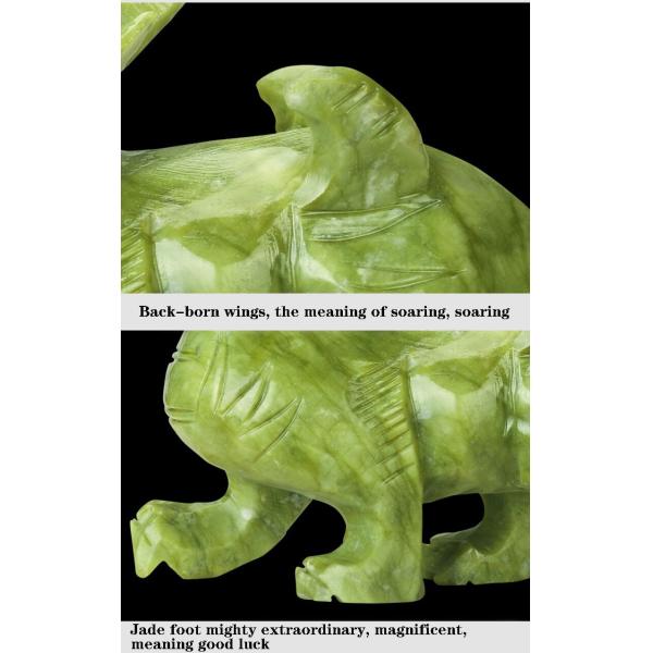 Regional Feature Pair Of Natural Jade Pixiu Home Office Feng Shui Jade Carving Crafts Jade Ornaments Feng Shui Pixiu