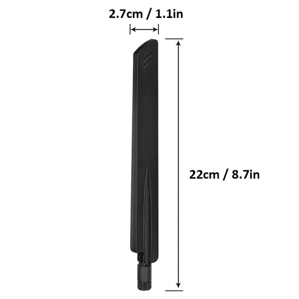 High-gain 12dbi 5g antenna sma Bendable 600-6000Mhz transmit stable signals Omni 5G Antenna for Wireless Mobile Router