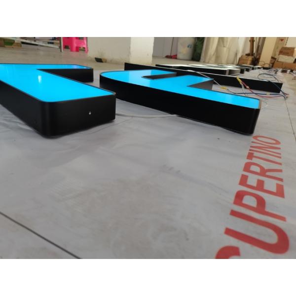 IP65 Outdoor Lighted Sign Letters , Free Standing RGB LED Letters