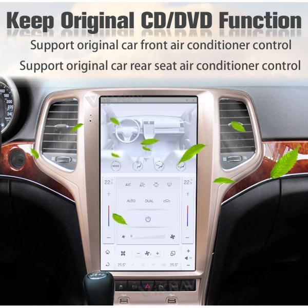 Стерео игрока автомобильного радиоприемника андроида 11 виллиса навигация GPS большого Cherokee автоматическая аудио