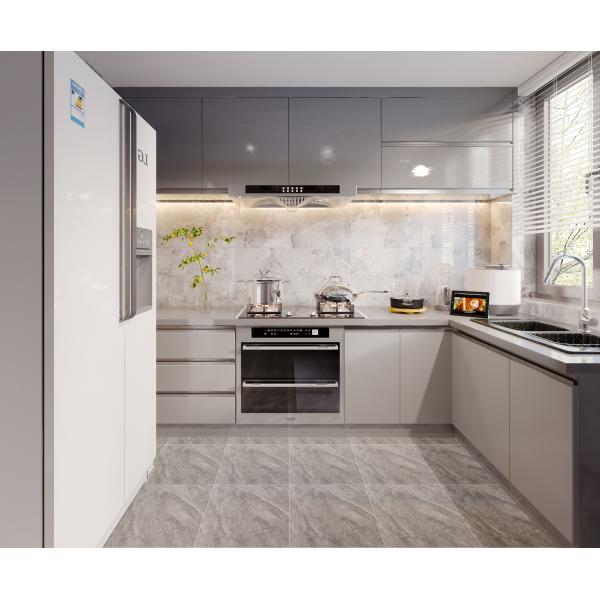 Modern Design High Gloss Kitchen Cabinet RTA Complete Set MDF Carcase