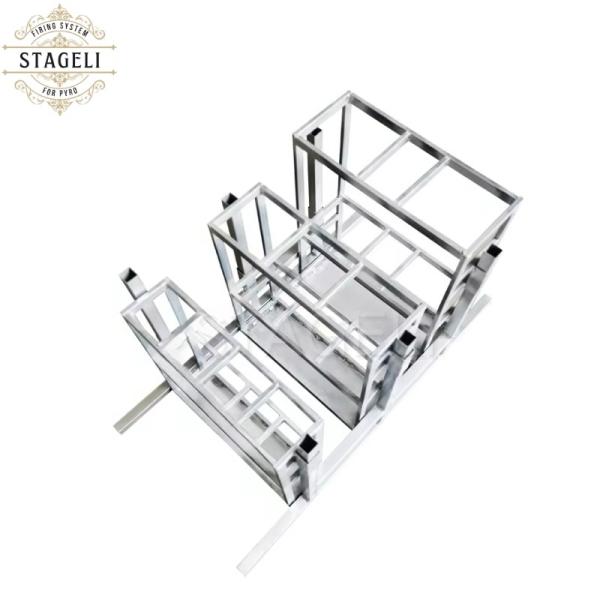 Aluminum Rocket /  Missile Firework Iron Racks Customizable