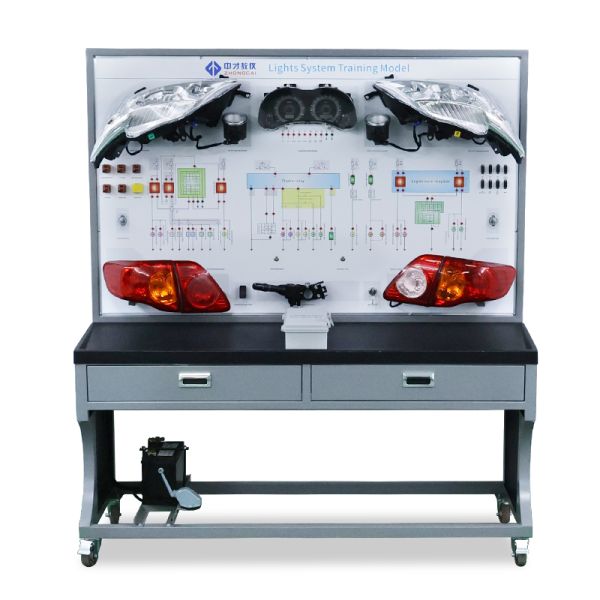 Automotive Training Equipment Electrical Lighting System Trainer Board for School Teaching Use
