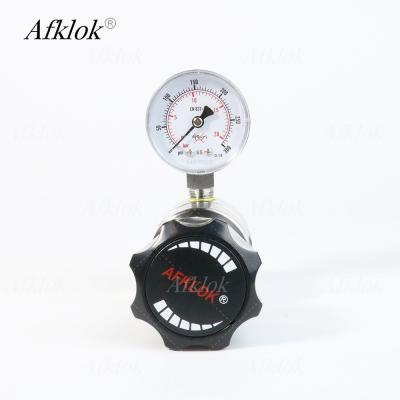 Adjustable Stainless Steel Back Pressure Valve 300psi Oxygen Nitrogen Helium Hydrogen Argon Carbon Dioxide Air Pressure