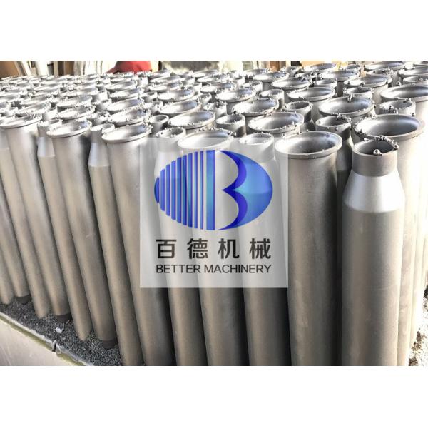 Tube simple RBSIC de carbure de silicium d'installation/becs brûleur de SISIC