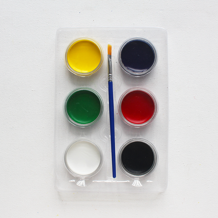 6 Colors Colourful Party Halloween Makeup Art Miracle Face & Body Paint