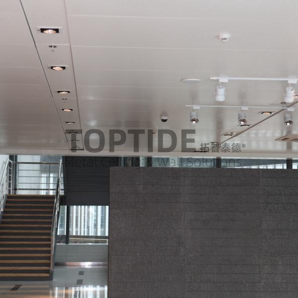 Thermal Insulation Building Materials Aluminum Suspended Metal Pan Ceiling Tiles