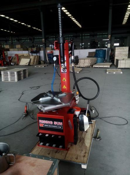 Car workshop used semi automatic home tire changer with inflator