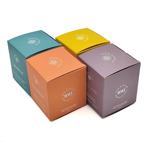 Logotipo personalizado Rectangular Cosmético Cartón Papel Embalaje Caja de Perfumes Caja Cosmética Embalaje de Belleza