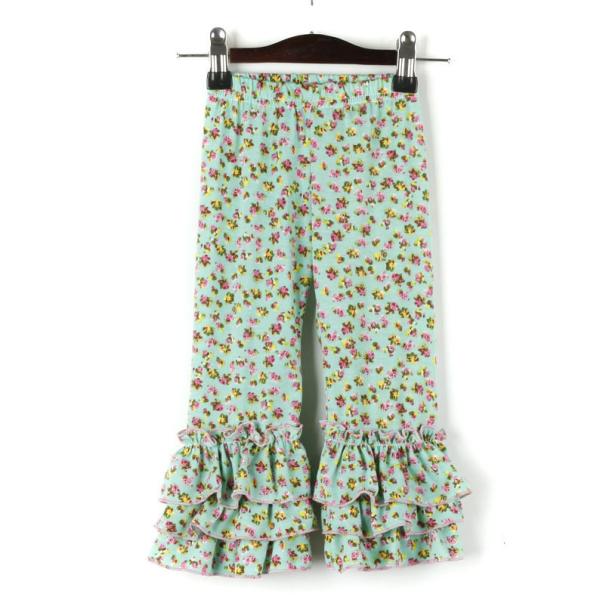 Summer Long Lace Children'S Casual Trousers Skin Friendly Floral Flare Pants Outfit