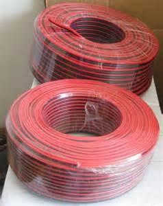 Figure 8 Speaker Cable 2 × 0.35mm2 Stranded Conductor in Red & Black Jacket