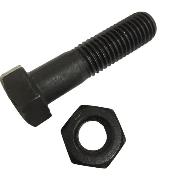 Comprimento 20mm-300mm H.D.G Grade 8.8 DIN 933 DIN 931 High Tensile Black Oxide Hex Head Bolts