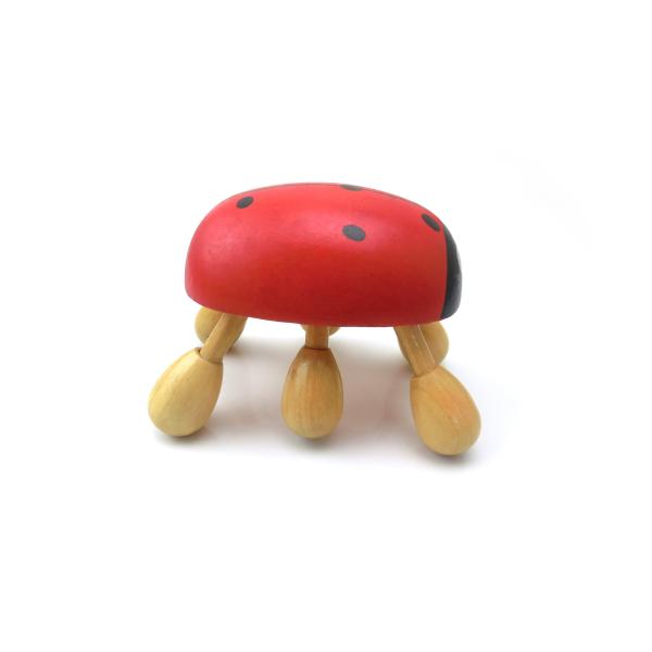 Wooden Gift&Craft factory , ladybird shaped wooden toy or wooden head messager