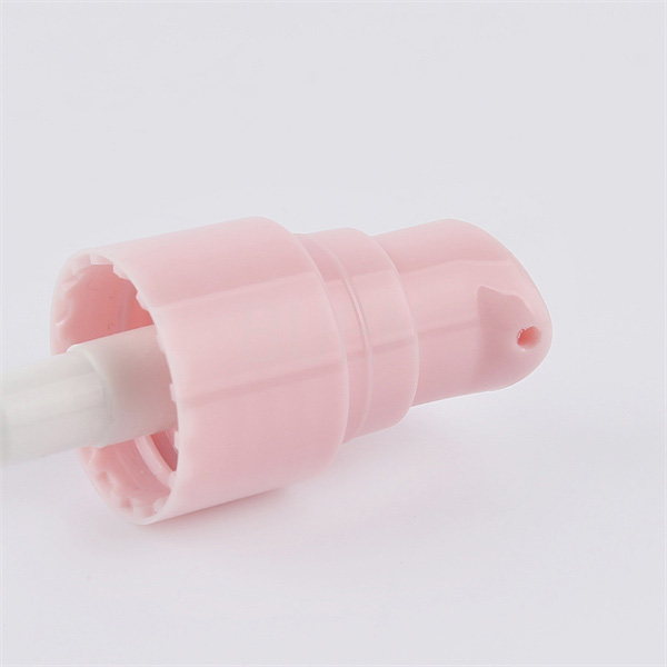 Подгонянный пинк 18 400 замка косметического пластикового насоса обработки правый