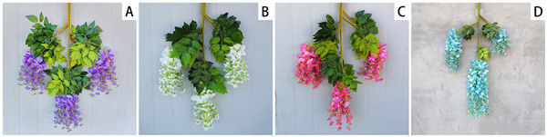 75cm 110cm Silk Green Plants Artificial Witseria Flower Hanging Ceiling