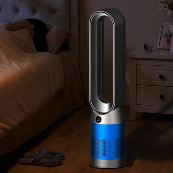 Large Vertical Bladeless Fan Air Purifier Fan App-Controlled Remote Control Home Smart