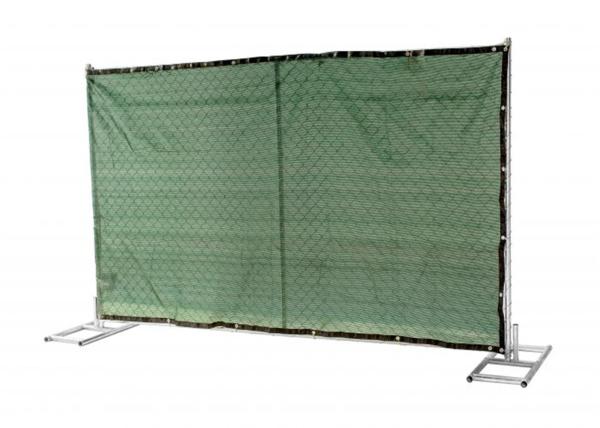 8' x 14'Portable chain link construction fence Tubing 1⅝(42mm)x 1.6mm Thick Cross barce Chain mesh 2¼x2¼(57mmx57mm)