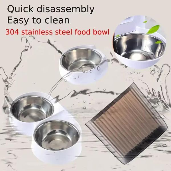 Smart Pet Feeder with Camera 1080P HD WiFi Automatic Cat Dog Food Dispenser